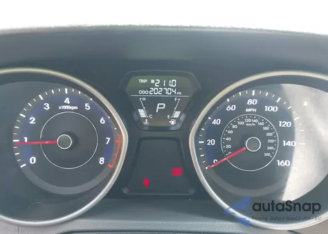 2013 Hyundai Elantra Gls from USA, damaged, VIN 5NPDH4AE9DH258523